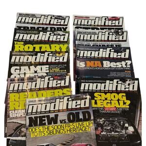Modified Magazine Lot 2012 – 9 Issues Jan–Nov (Missing Feb Aug Dec) Tuner Track